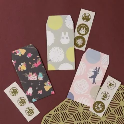 Cartes Postales Et Papier À Lettres|Maison Ghibli 6 Enveloppes & autocollants Aburaya - Le Voyage de Chihiro