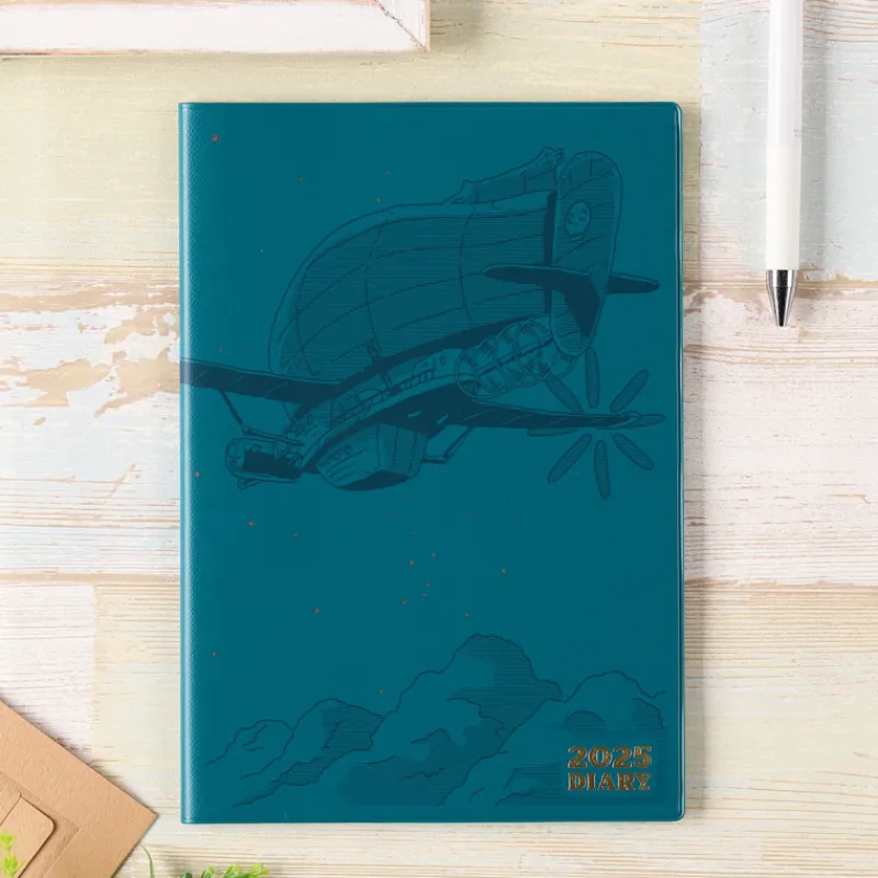 Agendas Et Calendriers|Maison Ghibli Agenda 2025 Tiger Moth - Le Château dans le ciel