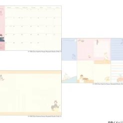 Agendas Et Calendriers|Maison Ghibli Agenda feutrine 2025 Kiki & Jiji sur le balai - Kiki la petite sorciè
