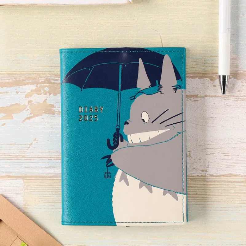 Agendas Et Calendriers|Maison Ghibli Agenda feutrine 2025 Totoro Parapluie - Mon Voisin Totoro
