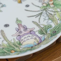 Cuisine Et Table|Maison Ghibli Assiette 23 cm Totoro Liseron - Mon Voisin Tororo