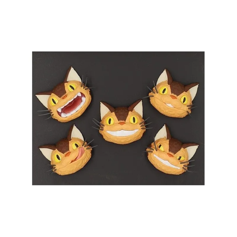Magnets|Maison Ghibli Asssort. de 6 Magnets Chatbus Frimousses- Mon Voisin Totoro