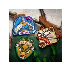 Badges|Maison Ghibli Badge broderie autocollant Ashitaka - Princesse Mononoké