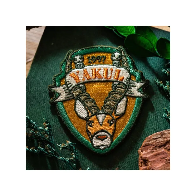 Badges|Maison Ghibli Badge broderie autocollant Yakuru - Princesse Mononoké