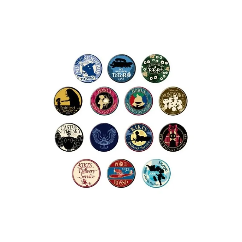 Badges|Maison Ghibli Badge Mystere Couleur Beige -Studio Ghibli