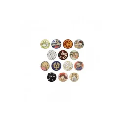 Badges|Maison Ghibli Badge Mystere Couleur Bleu - Studio Ghibli