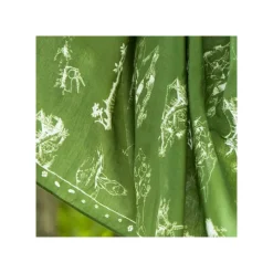 Textile|Maison Ghibli Bandana Vivre ensemble vert - Princesse Mononoké