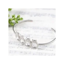 Bijoux|Maison Ghibli Bijou Bracelet Guirlande Totoro Blanc Metal- Mon Voisin Totoro