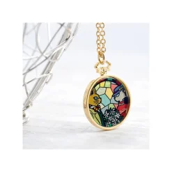Bijoux|Maison Ghibli Bijou Pendentif Louise Et Baron Vitrail - Si tu tends l'oreille