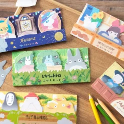 Petit Matériel|Maison Ghibli Bloc Memo Calcifer, Hihn & Navet - Le Château ambulant