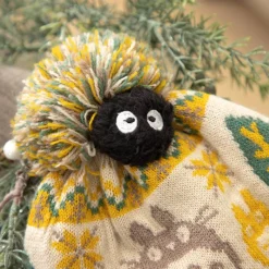 Textile|Maison Ghibli Bonnet à pompon Totoro & Noiraudes - Mon Voisin Totoro