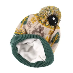 Textile|Maison Ghibli Bonnet à pompon Totoro & Noiraudes - Mon Voisin Totoro
