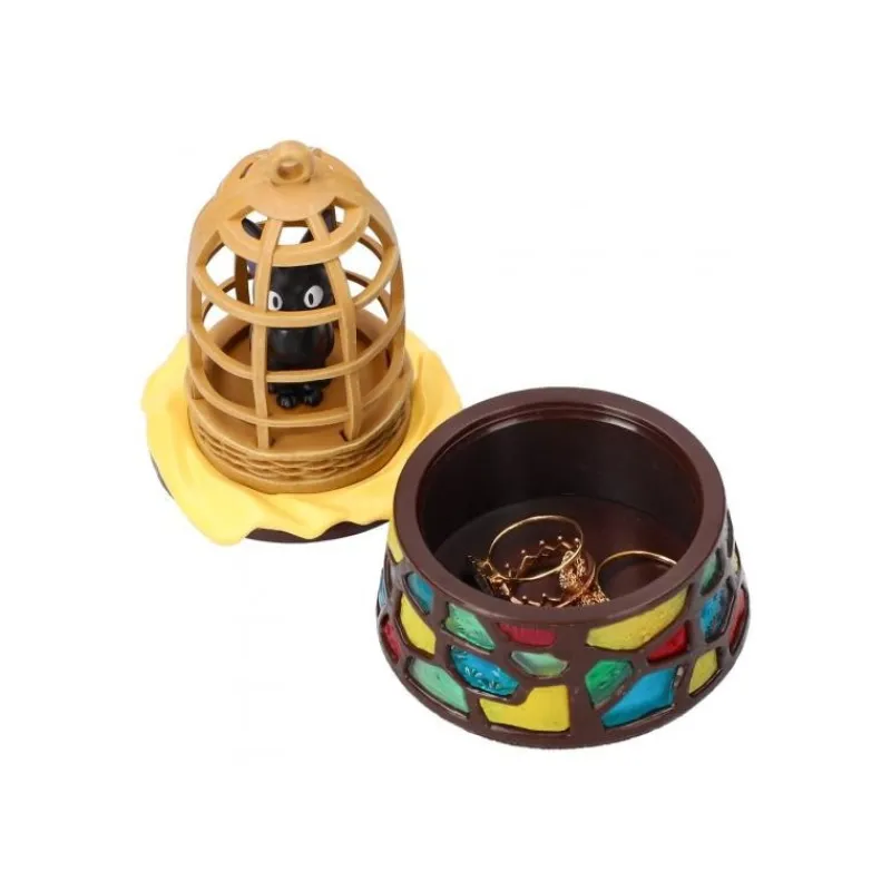 Boites À Bijoux|Maison Ghibli Boîte à secrets Jiji dans un panier - Kiki la petite sorcière