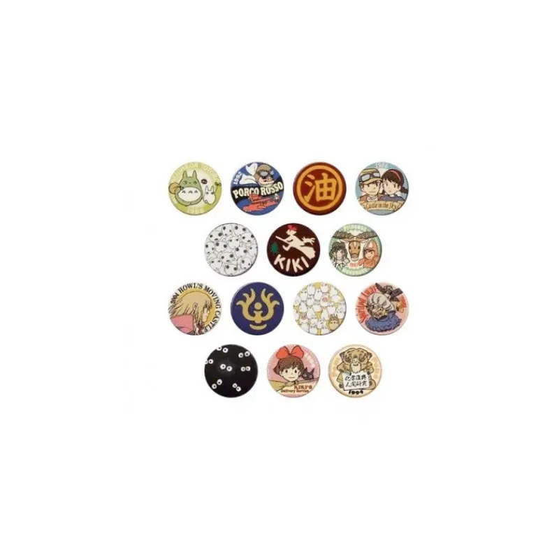Badges|Maison Ghibli Boîte Collection de 14 Badges Bleu - Studio Ghibli