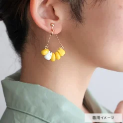 Bijoux|Maison Ghibli Boucles d’oreilles Totoro blanc & Maïs - Mon Voisin Totoro