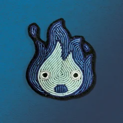 Pins|Maison Ghibli Broche Cannetille Calcifer bleu - Le Château Ambulant