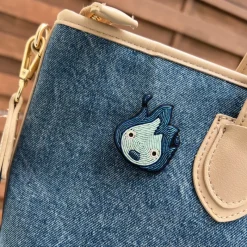 Pins|Maison Ghibli Broche Cannetille Calcifer bleu - Le Château Ambulant