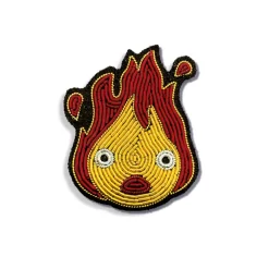 Pins|Maison Ghibli Broche Cannetille Calcifer jaune - Le Château Ambulant