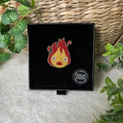 Pins|Maison Ghibli Broche Cannetille Calcifer jaune - Le Château Ambulant