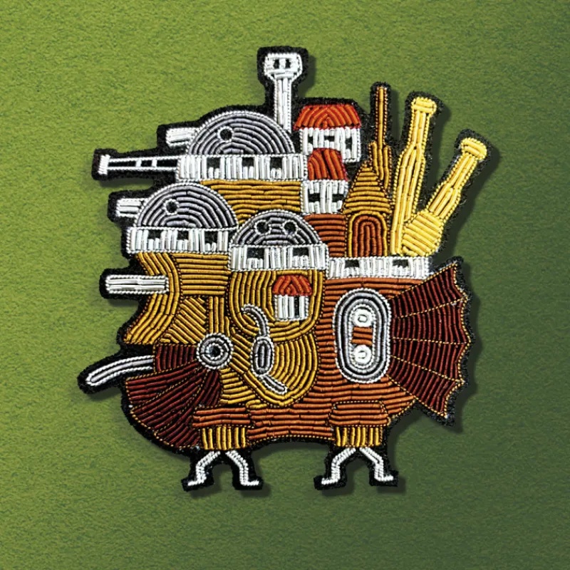 Pins|Maison Ghibli Broche Cannetille Château de Howl - Le Château Ambulant