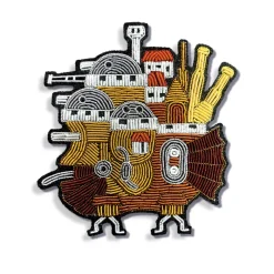 Pins|Maison Ghibli Broche Cannetille Château de Howl - Le Château Ambulant