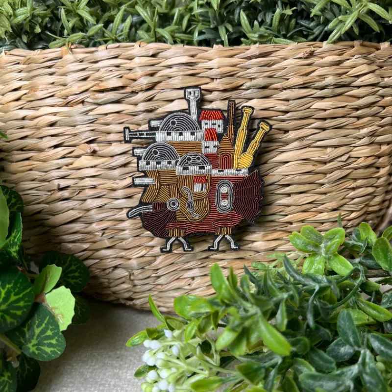 Pins|Maison Ghibli Broche Cannetille Château de Howl - Le Château Ambulant
