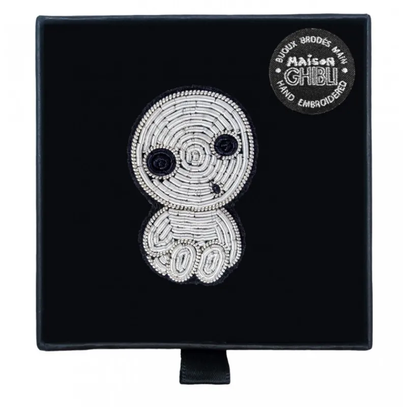 Pins|Maison Ghibli Broche cannetille Kodama assis - Princesse Mononoké