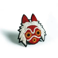 Pins|Maison Ghibli Broche cannetille Masque de San - Princesse Mononoké