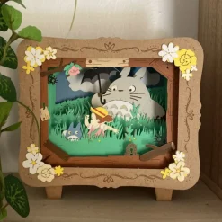 Loisirs Créatifs|Maison Ghibli Cadre Théâtre de papier Fleur 100x80x42mm - Studio Ghibli