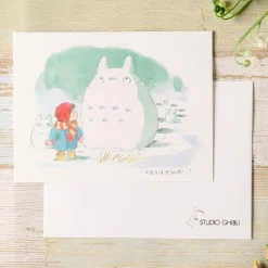 Cartes Postales Et Papier À Lettres|Maison Ghibli Carte de vœux aquarelle 24 x 15,8 cm Hiver - Mon Voisin Totoro