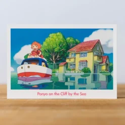 Cartes Postales Et Papier À Lettres|Maison Ghibli Carte Postale - Ponyo sur la falaise
