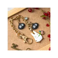 Straps|Maison Ghibli Chaînette Charms Totoro Blanc & Fruits - Mon Voisin Totoro
