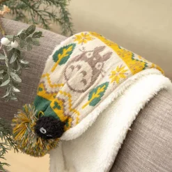 Textile|Maison Ghibli Écharpe à pompons Totoro & Noiraudes - Mon Voisin Totoro