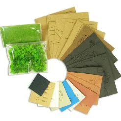 Loisirs Créatifs|Maison Ghibli Diorama papier Ashitaka en forêt - Princesse Mononoké