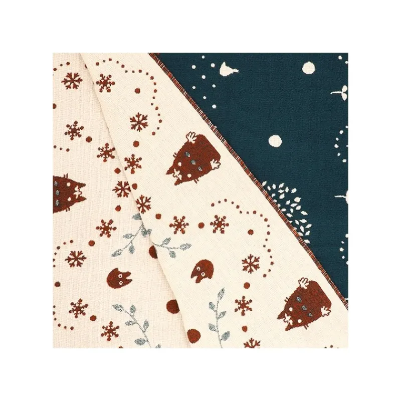 Textile|Maison Ghibli Etole Avec Boutons Totoro Dans La Neige - Mon Voisin Totoro