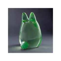 Statues|Maison Ghibli Figurine Cristal Vert Totoro Blanc - Mon Voisin Totoro