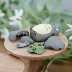 Puzzle|Maison Ghibli Kumukumu 3D Puzzle Totoro Gris avec feuille - Mon Voisin Totoro