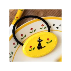 Accessoires|Maison Ghibli Élastique à cheveux fantaisie jaune Jiji - Kiki la petite sorcière