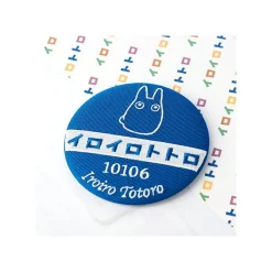 Accessoires|Maison Ghibli Miroir compact brodé Arrêt de bus -Mon Voisin Totoro