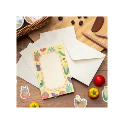 Cartes Postales Et Papier À Lettres|Maison Ghibli Papier à lettres Break Time Légumes - Mon Voisin Totoro