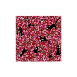 Cartes Postales Et Papier À Lettres|Maison Ghibli Papier Chiyogami Jiji & Fleurs - Kiki la petite sorcière