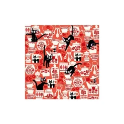 Cartes Postales Et Papier À Lettres|Maison Ghibli Papier Chiyogami Jiji & Fleurs - Kiki la petite sorcière