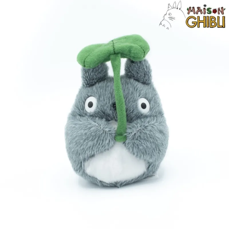 Peluches Beanbag|Maison Ghibli Peluche Beanbag Totoro Avec Sa Feuille - Mon Voisin Totoro