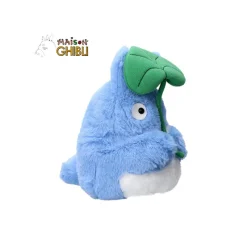 Peluches Nakayoshi|Maison Ghibli Peluche Nakayoshi Totoro Bleu avec feuille - Mon Voisin Totoro