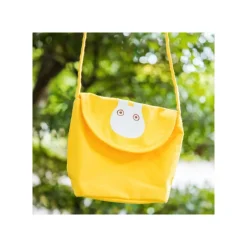 Accessoires|Maison Ghibli Pochette jaune Totoro Blanc - Mon Voisin Totoro