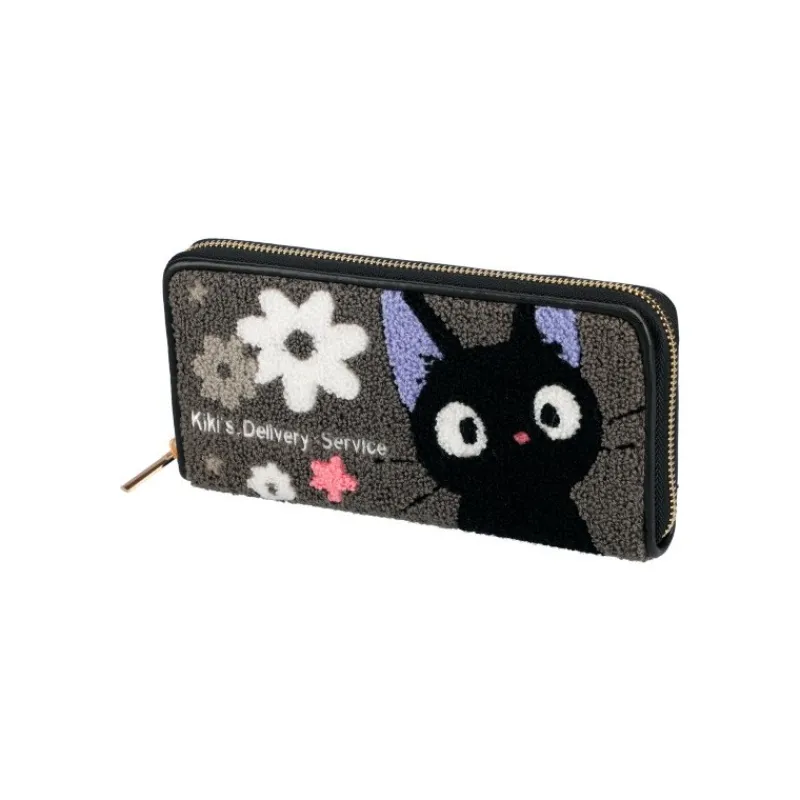 Accessoires|Maison Ghibli Portefeuille Cuir Et Tissu Kiki Fleur - Kiki la petite sorcière