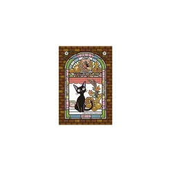 Puzzle|Maison Ghibli Puzzle Vitrail 126P Jiji Boulangerie - Kiki la petite sorcière