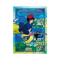 Puzzle|Maison Ghibli Puzzle Vitrail 208P Kiki en service - Kiki's Delivery Service