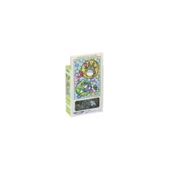 Puzzle|Maison Ghibli Puzzle Vitrail 126P Totoro Billes de Verre - Mon Voisin Totoro