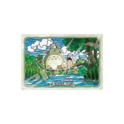 Puzzle|Maison Ghibli Puzzle Vitrail 300P Totoro Pêche - Mon Voisin Totoro